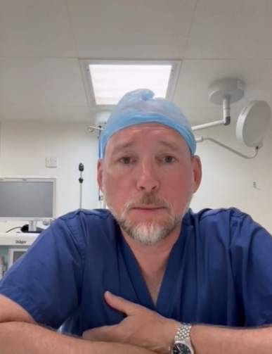 Explaining cataract surgery to patients