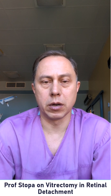 Explaining vitrectomy to patients